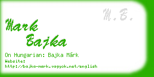 mark bajka business card